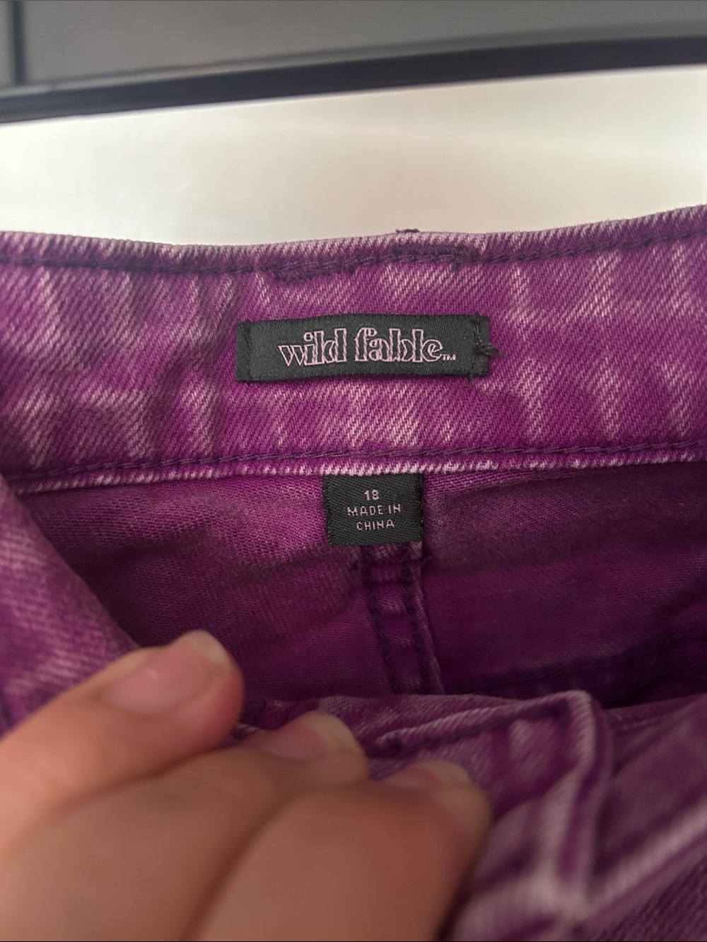 wild fable Purple Straight Leg Jeans - Picture 2 of 4